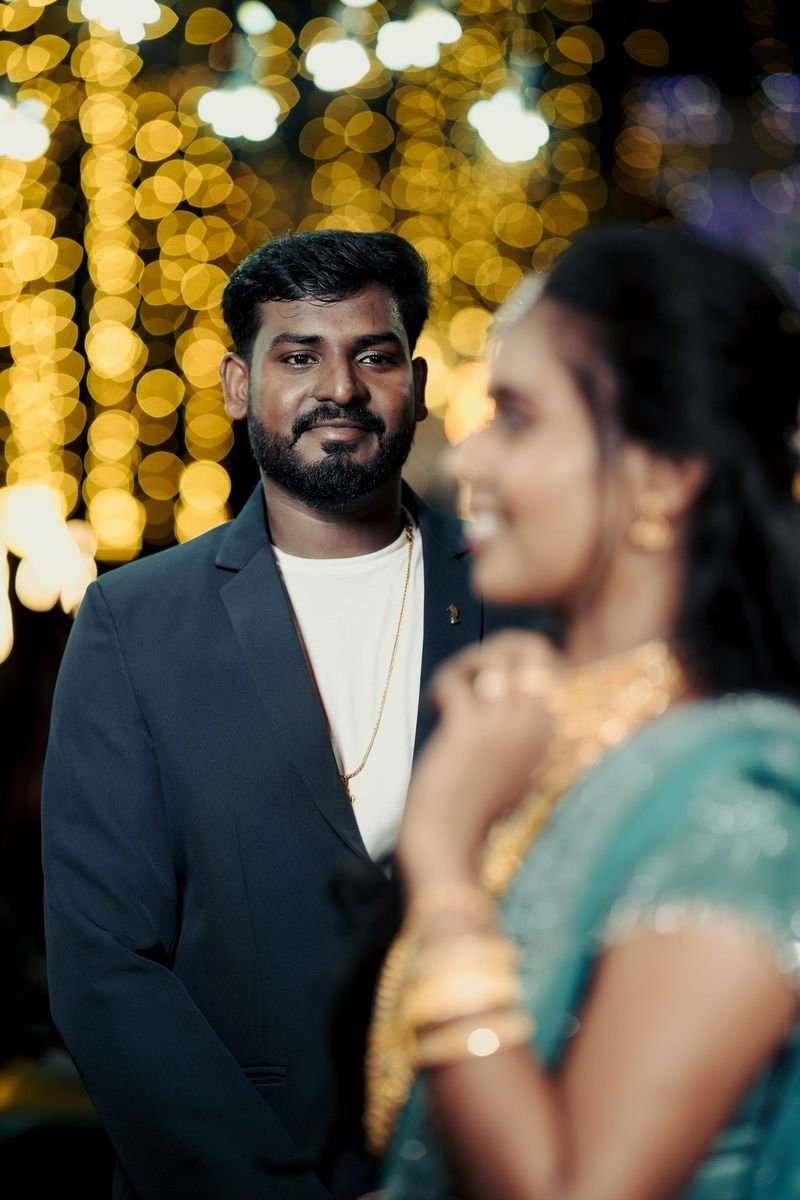 Meera & Vignesh together after their ceremony